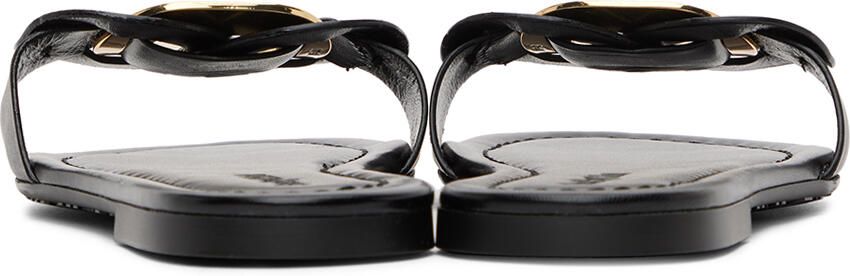 See by Chloé Black Chany Flat Sandals
