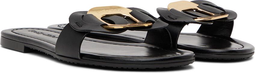 See by Chloé Black Chany Flat Sandals - Picture 3