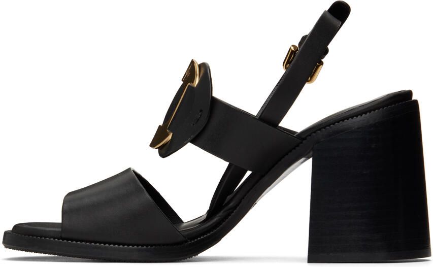 See by Chloé Black Chany Heeled Sandals - Picture 3