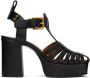 See by Chloé Black Cila Heeled Sandals - Thumbnail 1