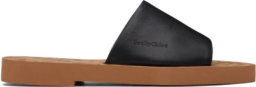 See by Chloé Black Essie Sandals