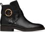 See by Chloé Black Lyna Ankle Boots - Thumbnail 1
