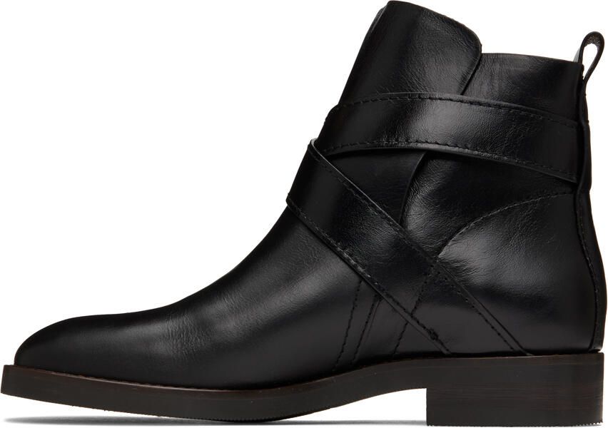 See by Chloé Black Lyna Ankle Boots - Picture 3