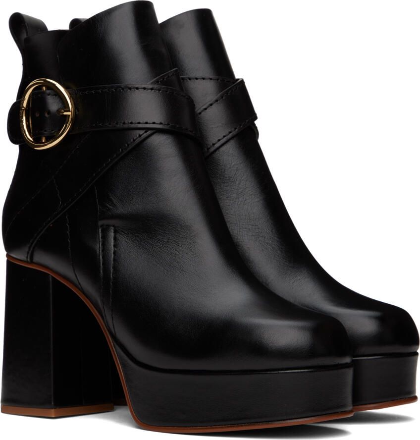 See by Chloé Black Lyna Boots - Picture 2