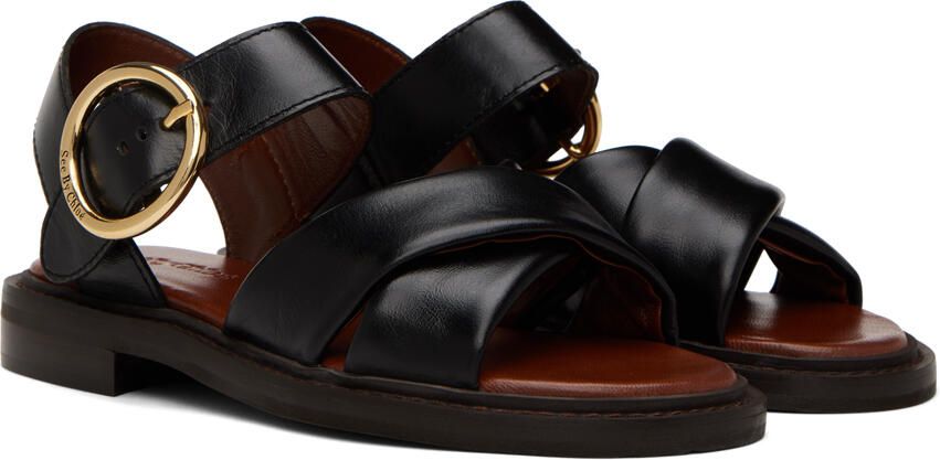 See by Chloé Black Lyna Sandals - Picture 2