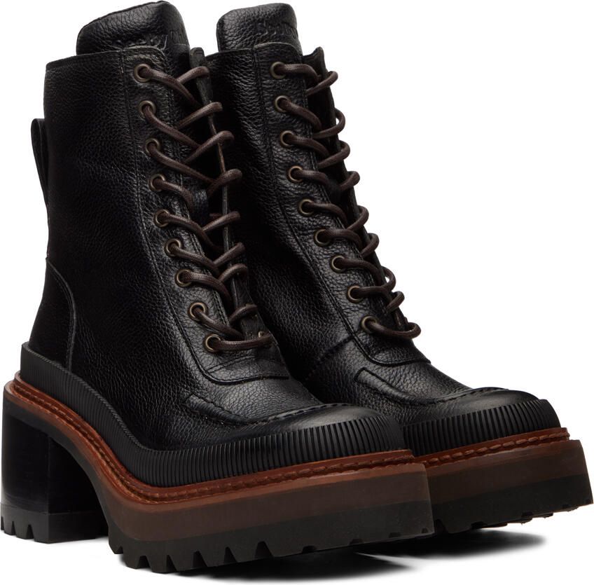 See by Chloé Black Mahalia Ankle Boots