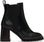 See by Chloé Black Mallory Ankle Boots - Thumbnail 1