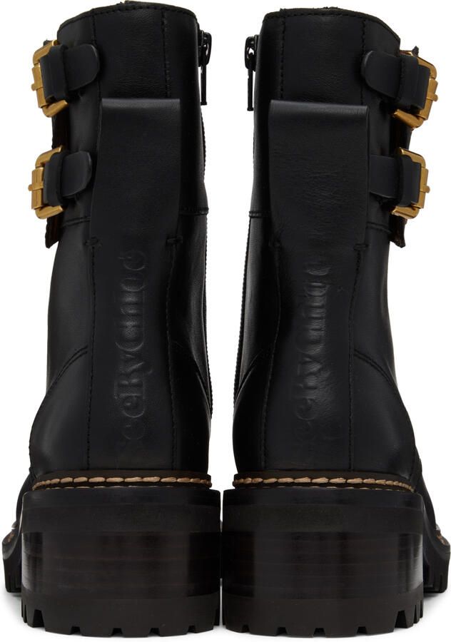 See by Chloé Black Mallory Boots - Picture 3