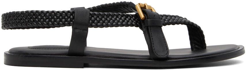 See by Chloé Black Nola Braided Sandals
