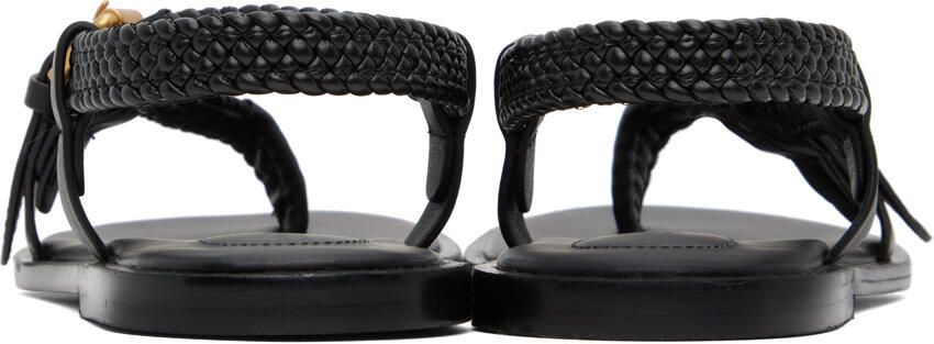 See by Chloé Black Nola Braided Sandals