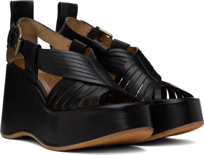 See by Chloé Black Thessa Heeled Sandals - Picture 2