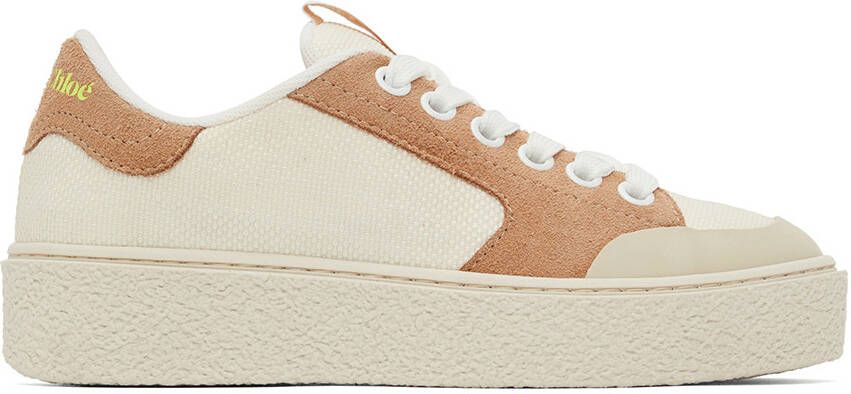 See by Chloé Brown & Off-White Sevy Sneakers