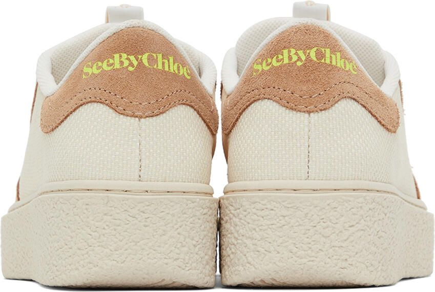 See by Chloé Brown & Off-White Sevy Sneakers