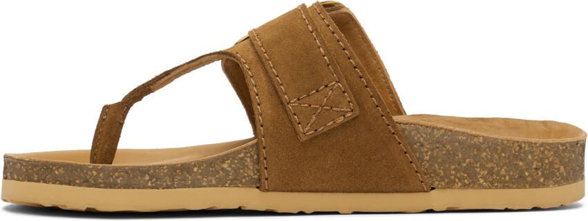 See by Chloé Brown Chany Fussbett Thong Sandals - Picture 3