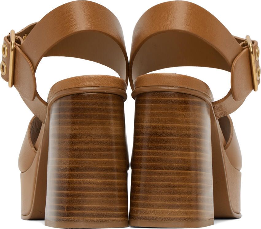 See by Chloé Brown Lexy Heeled Sandals