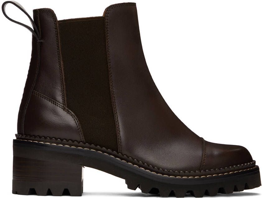See by Chloé Brown Mallory Boots