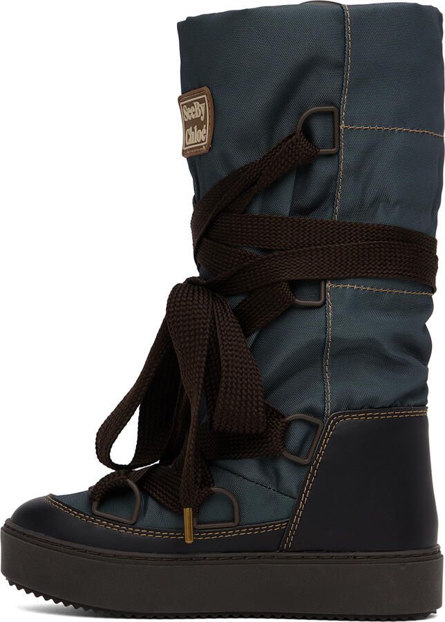 See by Chloé Gray & Brown Naina Boots - Picture 2