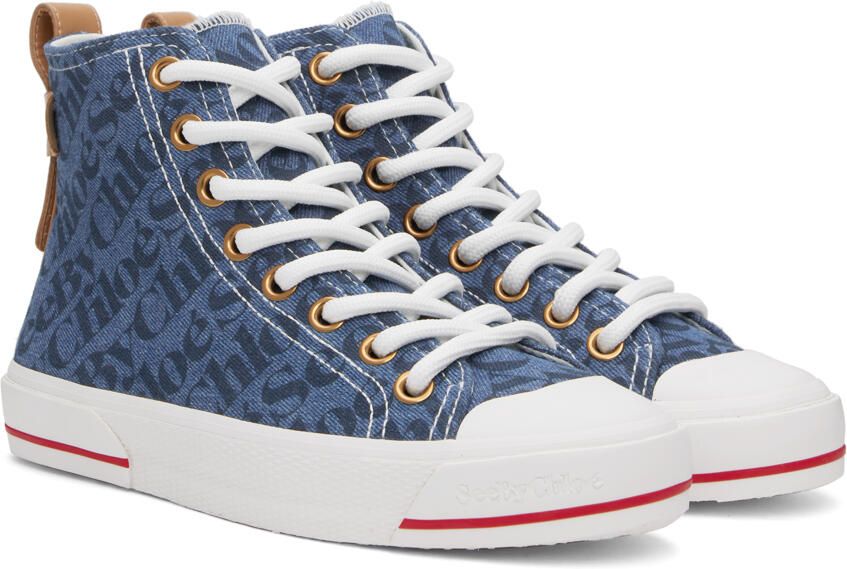 See by Chloé Navy Aryana Sneakers - Picture 2