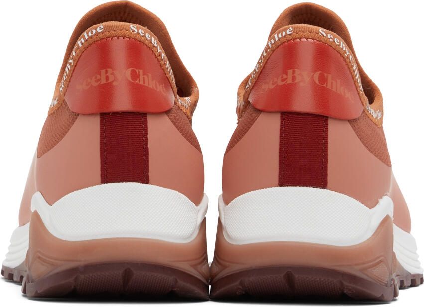 See by Chloé Red Brett Sneakers