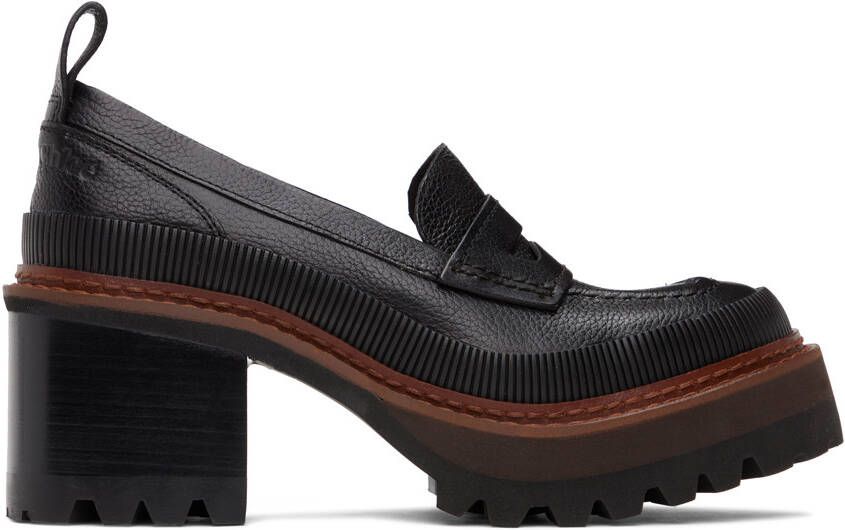 See by Chloé SSENSE Exclusive Black Mahalia Loafers