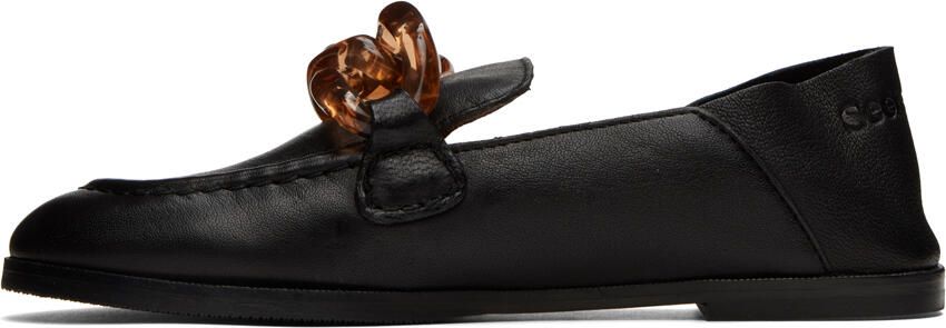 See by Chloé SSENSE Exclusive Black Mahe Loafers - Picture 4