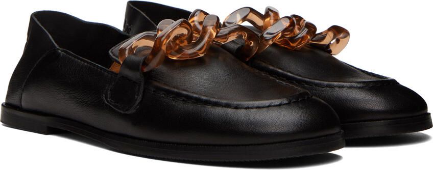 See by Chloé SSENSE Exclusive Black Mahe Loafers - Picture 2