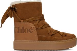 See by Chloé Tan Charlee Ankle Boots