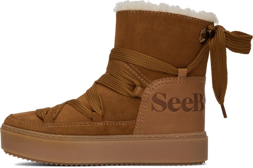 See by Chloé Tan Charlee Ankle Boots - Picture 3