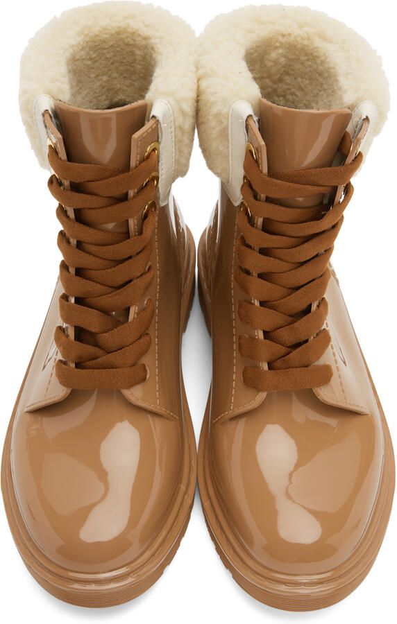 See by Chloé Tan Shearling Florrie Boots - Picture 4