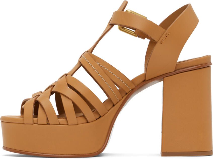 See by Chloé Tan Sierra Heeled Sandals - Picture 3