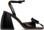 Shushu Tong Black Bow Heeled Sandals - Thumbnail 1