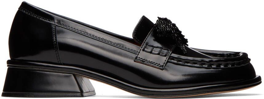 Shushu Tong Black Double Upper Loafers