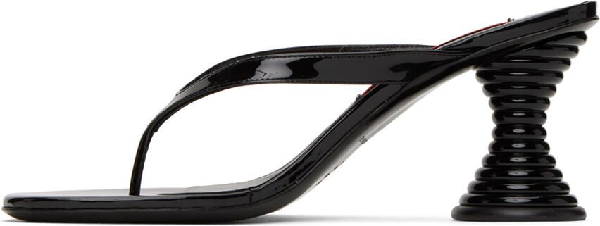 Simon Miller Black Beep Heeled Sandals - Picture 3