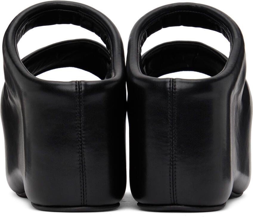 Simon Miller Black Bubble Flat Sandals