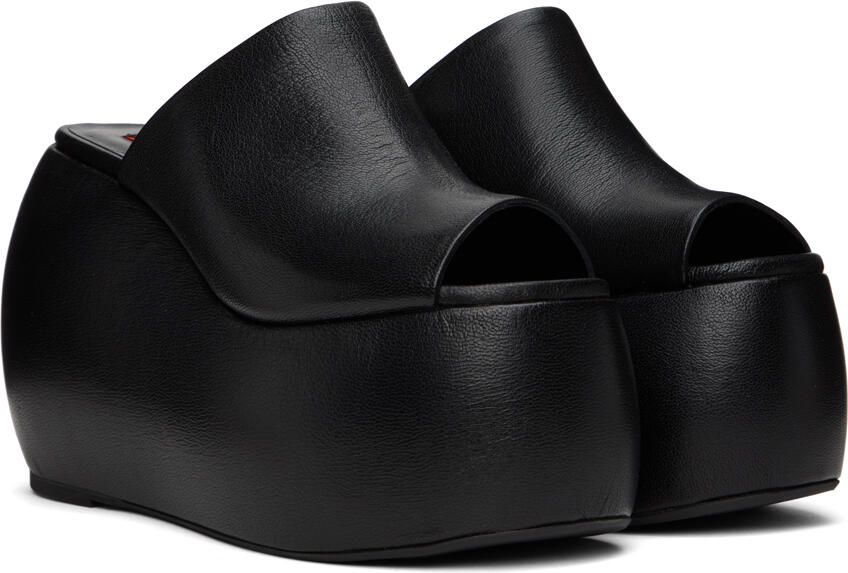 Simon Miller Black Bubble Platform Sandals - Picture 2