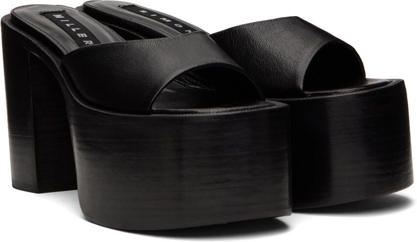 Simon Miller Black High Raid Sandals - Picture 2