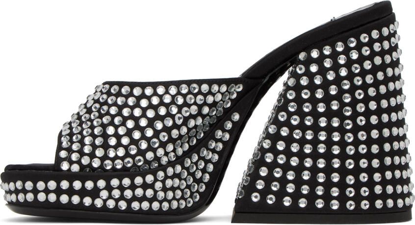 Simon Miller Black Slice Heeled Sandals - Picture 3