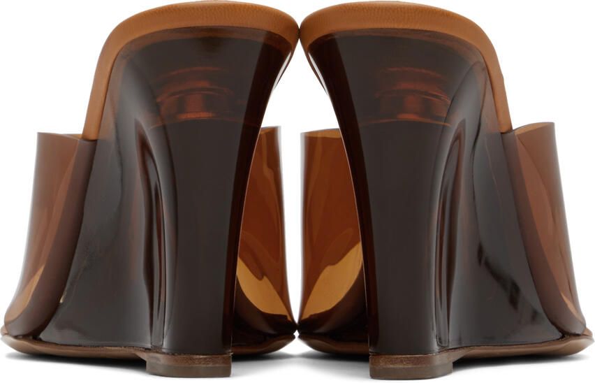 Simon Miller Orange Ghost Heeled Sandals