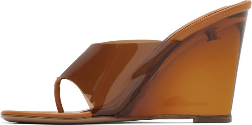 Simon Miller Orange Ghost Heeled Sandals - Picture 3