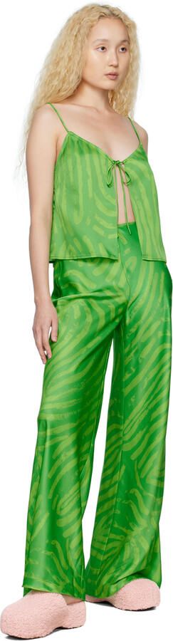 Simon Miller Pink Faux-Shearling Bubble Clogs - Picture 4