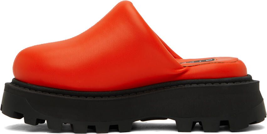 Simon Miller Red Grip Bubble Clogs - Picture 3
