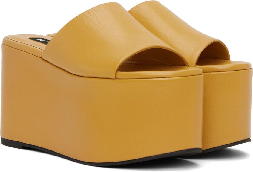 Simon Miller Yellow Blackout Platform Sandals - Picture 2