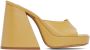 Simon Miller Yellow Slice Heeled Sandals - Thumbnail 1