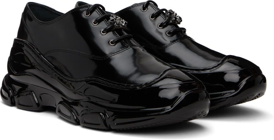 Simone Rocha Black Pearl Daisy Trek Sneakers - Picture 2