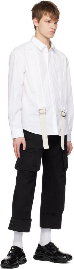 Simone Rocha Black Pearl Daisy Trek Sole Brogue Sneakers - Picture 4