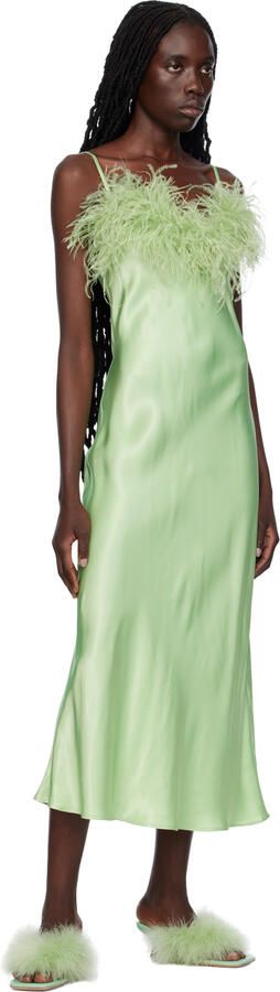 Sleeper Green Pom Heeled Sandals - Picture 4