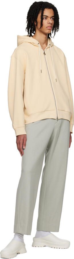 Solid Homme White Leather Mules - Picture 4