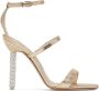 Sophia Webster Gold Rosalind Crystal Heeled Sandals - Thumbnail 1