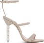 Sophia Webster Gold Rosalind Crystal Heeled Sandals - Thumbnail 1