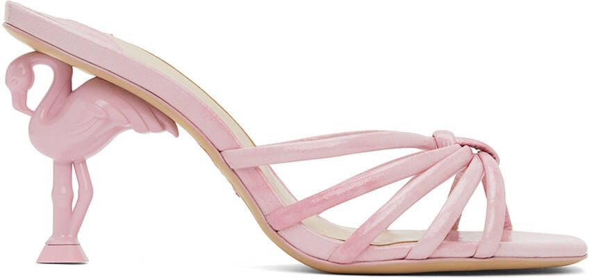 Sophia Webster Pink Flo Flamingo Heeled Sandals